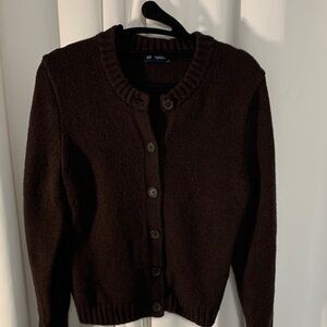 GAP Softcash Women's Terra Brown Cardigan Sweater